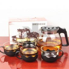 玻璃泡茶壺五件套